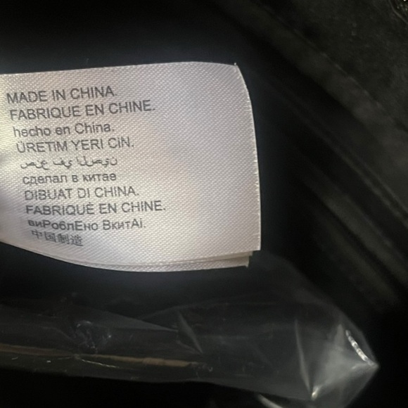 Valentino Orlandi Large Satchel Black Crossbody Vegan Leather Purse NWOT Italy - Picture 7 of 8